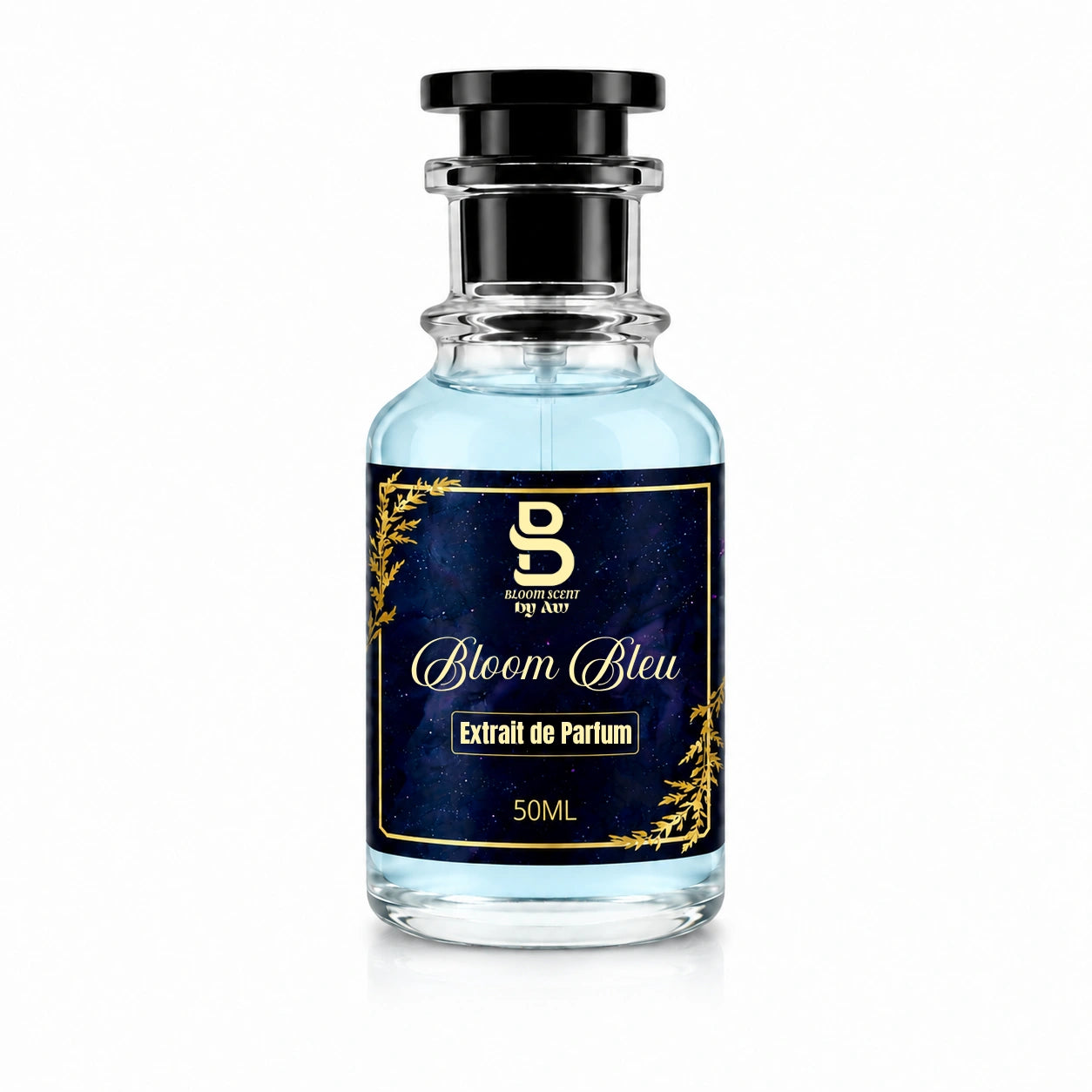 Bloom Bleu woody aromatic perfume for men by Bloom Scent by AW